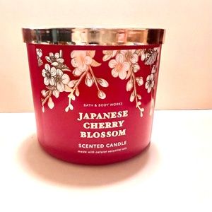 Bath & Body Works Japanese Cherry Blossom 3 Wick Candle